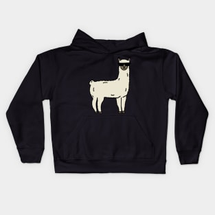 Funny Cool Llama Alpaca Animal Kids Hoodie